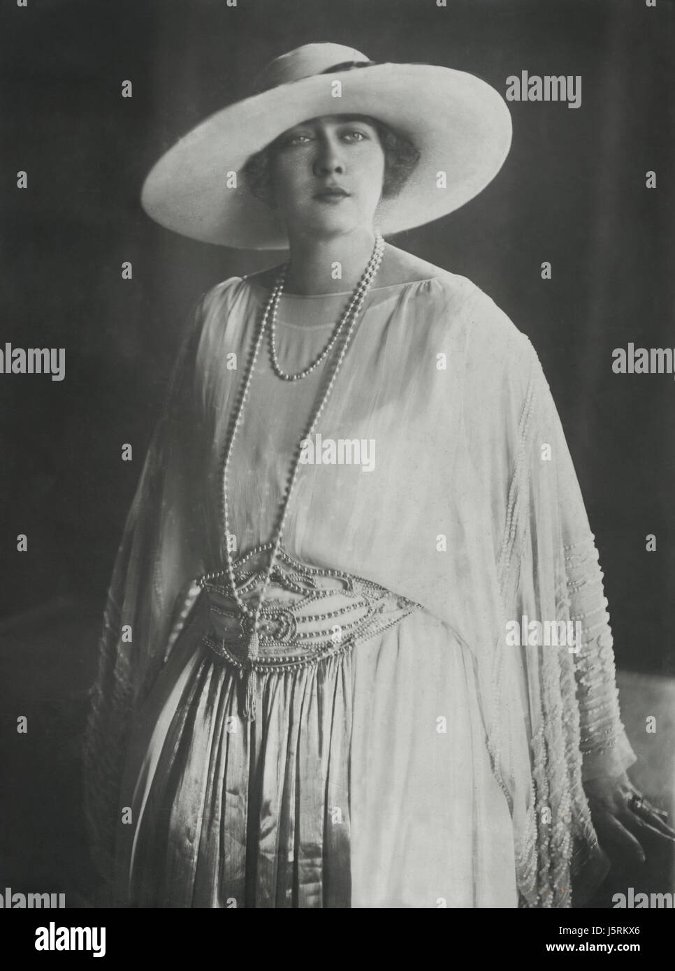 Princess Maria of Romania (1900-61), Queen of Yugoslavia 1922-34, Portrait, 1925 Stock Photo