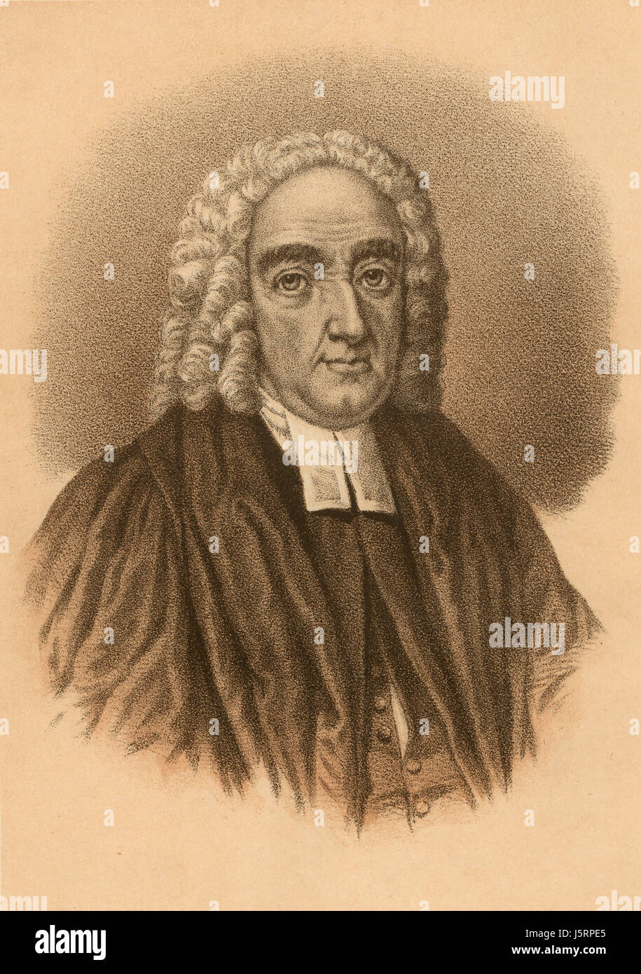 Jonathan Swift (1667-1745), Irish Satirist, Essayist and Political Writer, Portrait Stock Photo