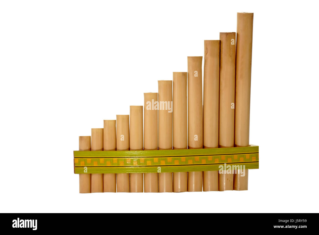 musical instrument bamboo notes flute woodwind measure instrument method  music Stock Photo - Alamy