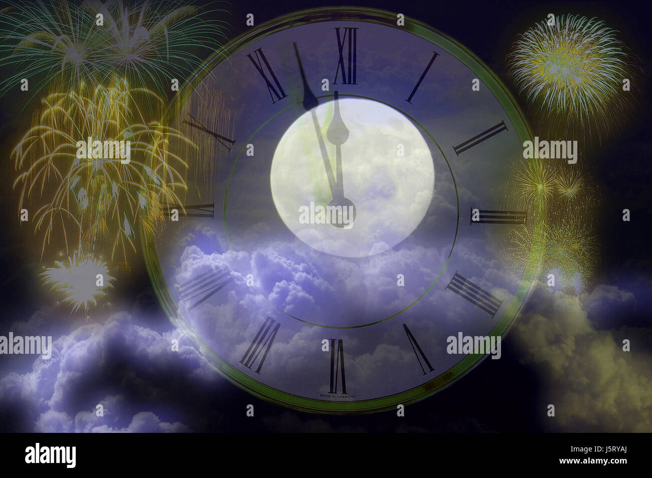 celebrate reveling revels celebrates clock time seconds minutes hours party Stock Photo Alamy