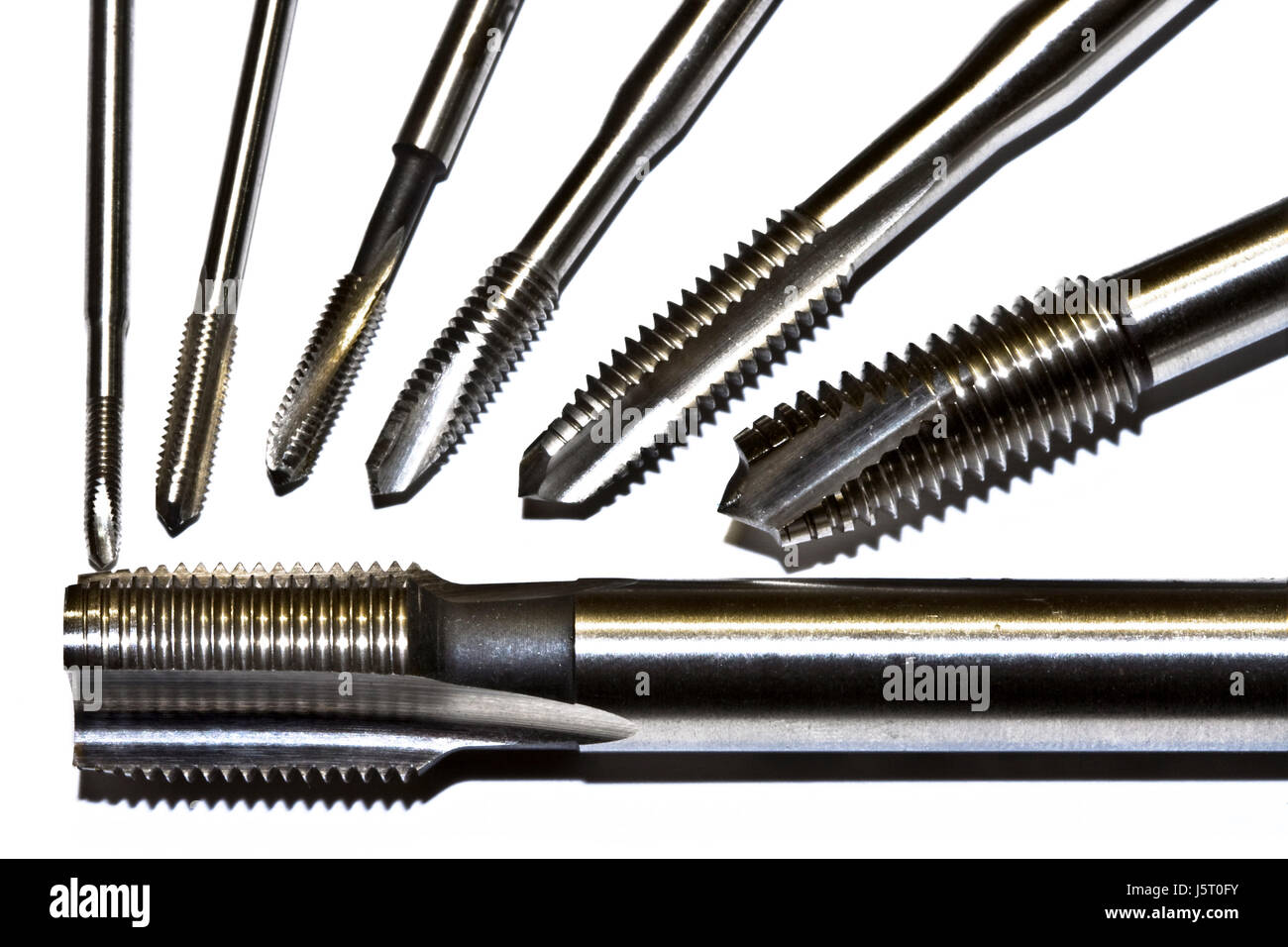 tool iron screws steel metal thread tap cut threading die metal construction Stock Photo Alamy