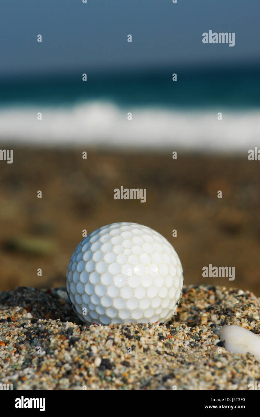 sport sports ball beach seaside the beach seashore gulf golf ball salt