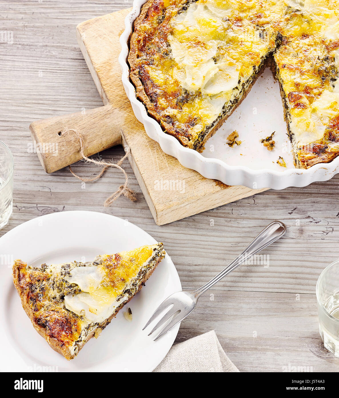 Curly cale quiche hires stock photography and images Alamy