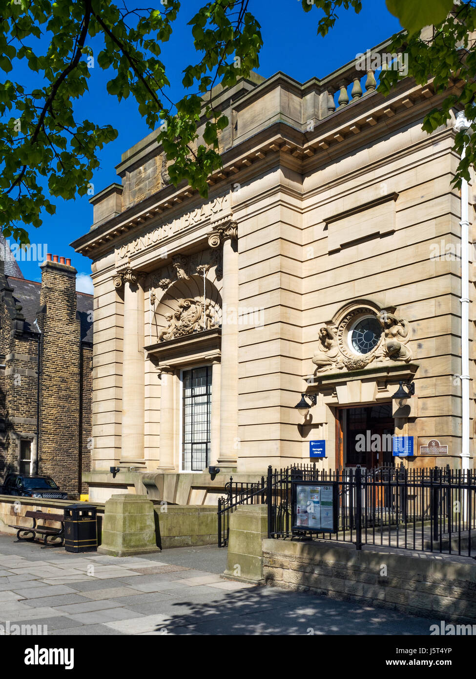 Harrogate Carnegie Library Building Circa 1904 Harrogate North Yorkshire England Stock Photo Alamy