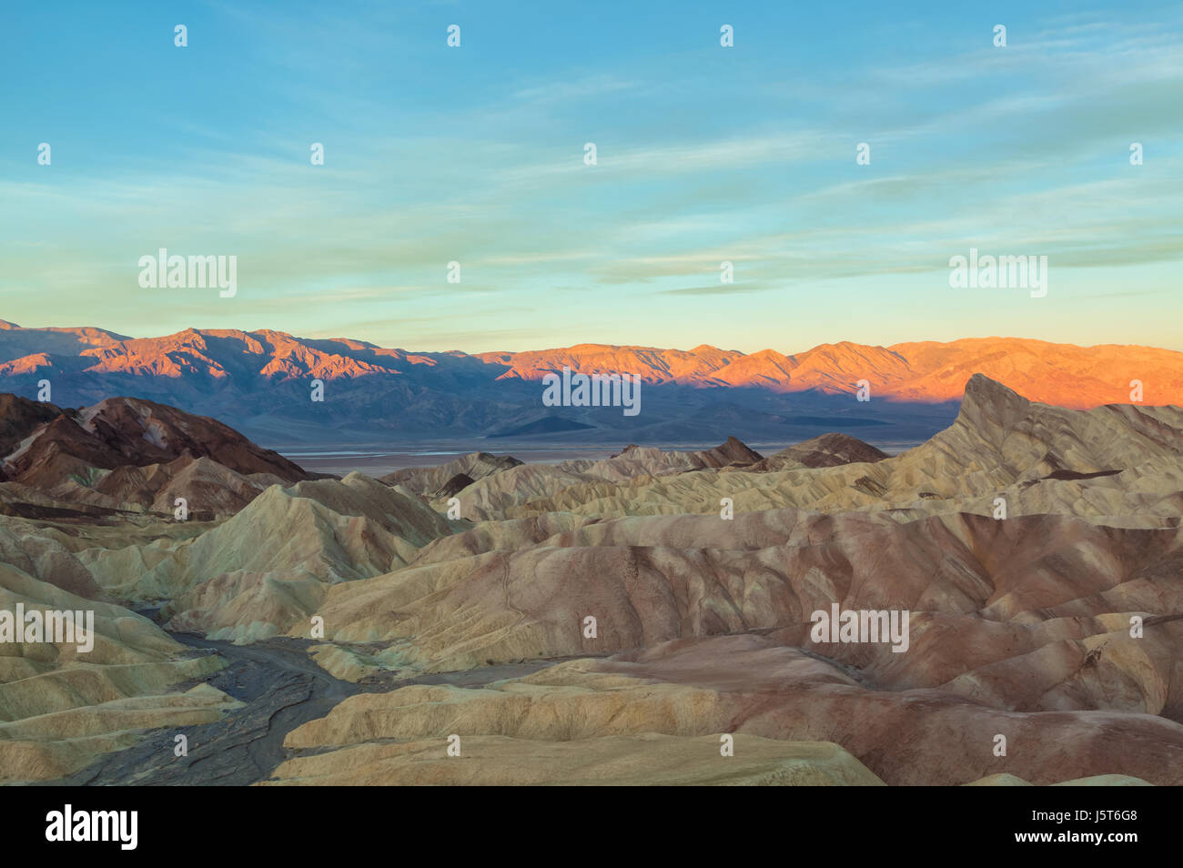 The landscape of Death Valley National Park, California, USA Stock ...