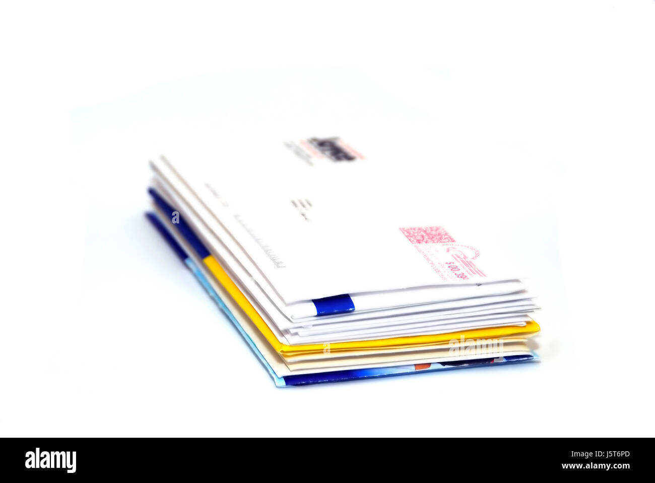 address letter mail message postmark memory travel nostalgia communication Stock Photo