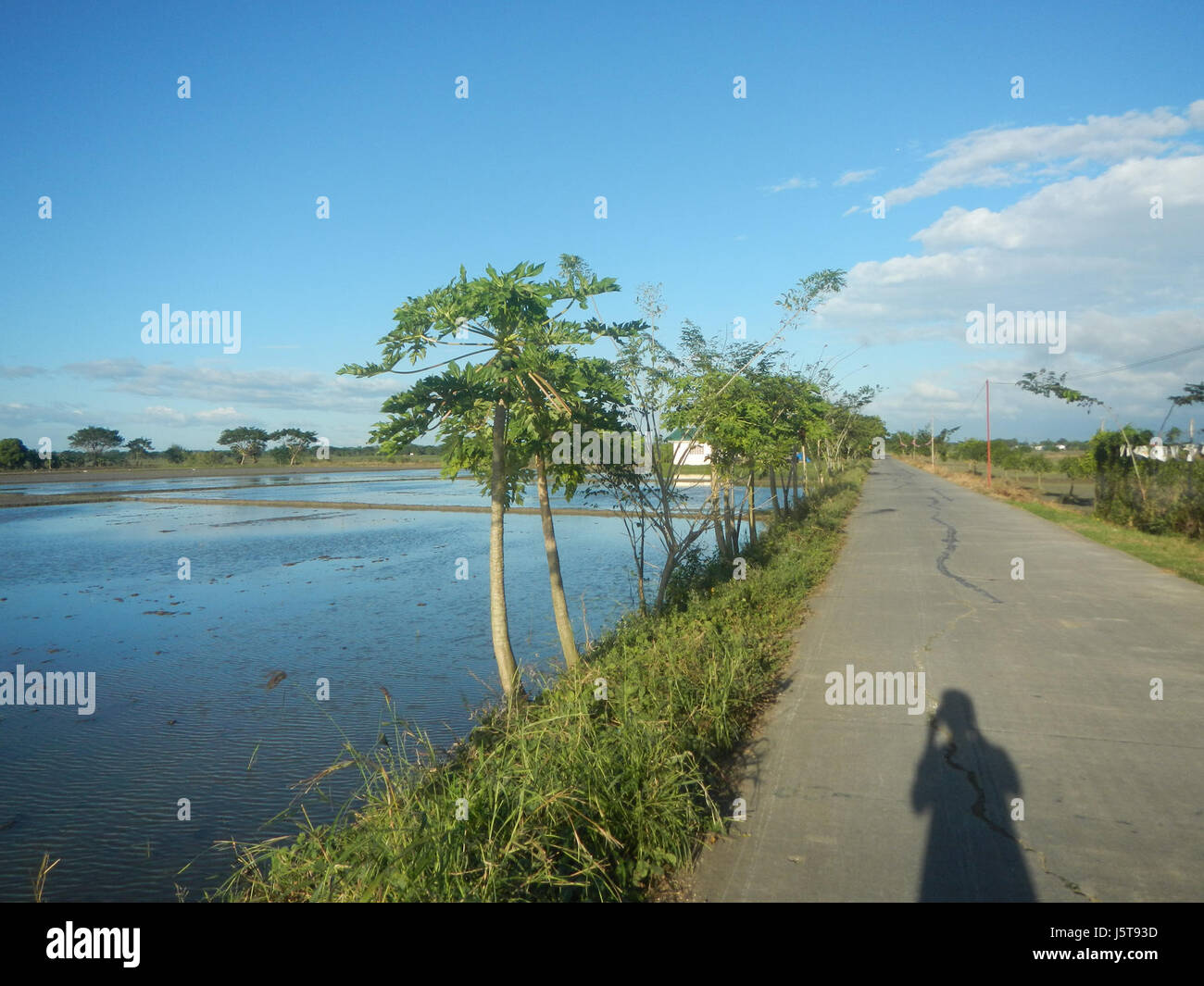 The image refers to a rural scene from the province of Pampanga ...
