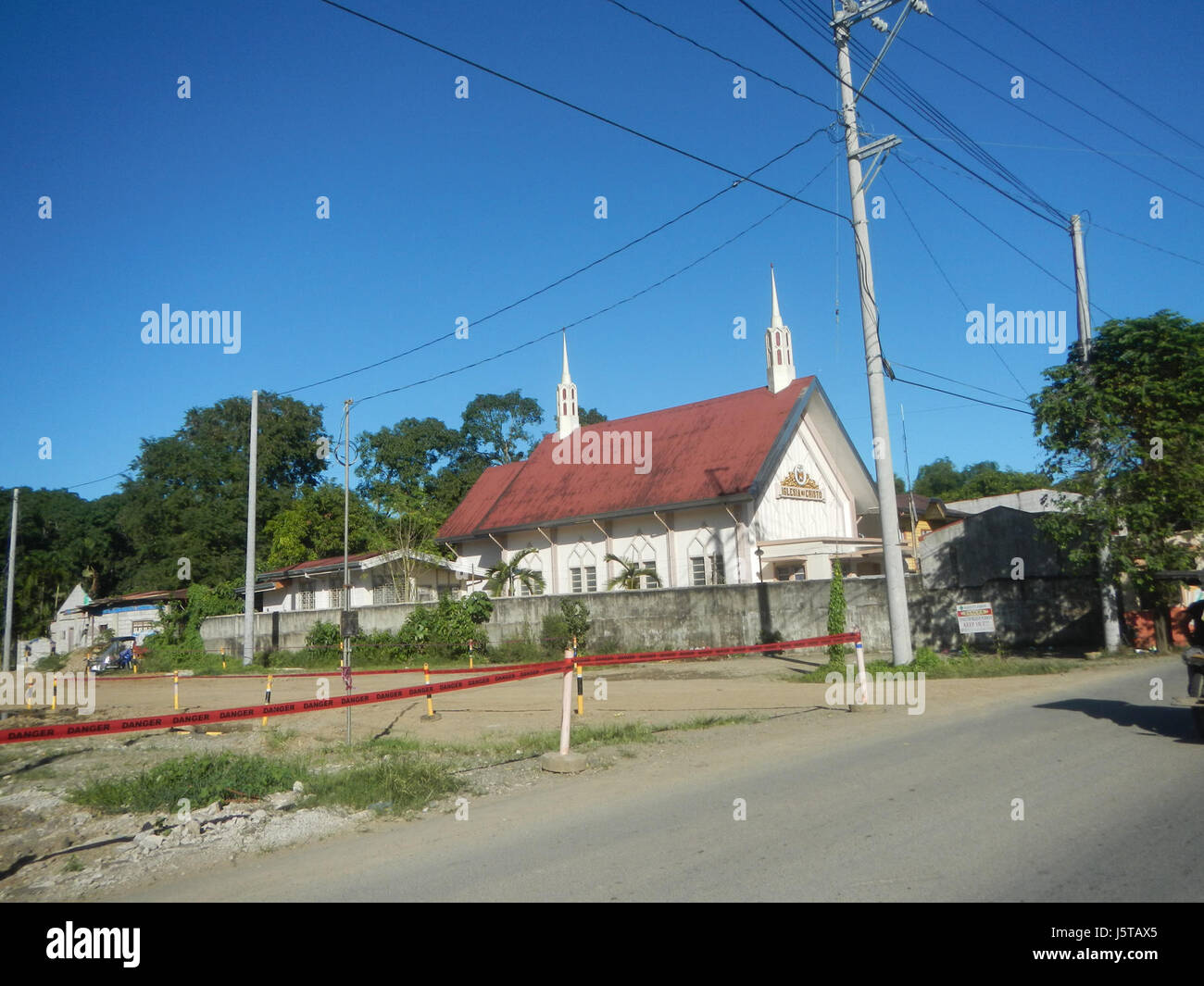 This image represents the construction of an arterial road bypass ...