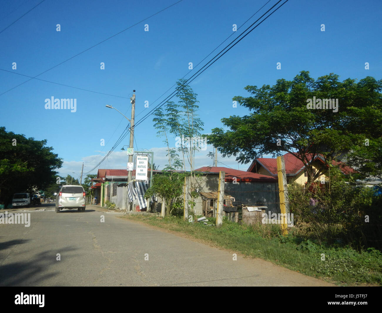 A view of the rural landscape in San Ildefonso, Bulacan, with expansive ...