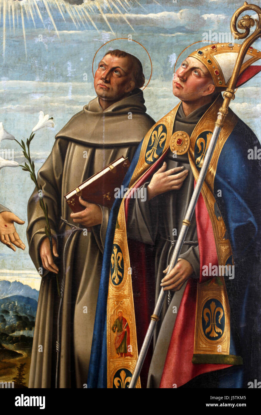 Altarpiece of st louis of toulouse hires stock photography and images