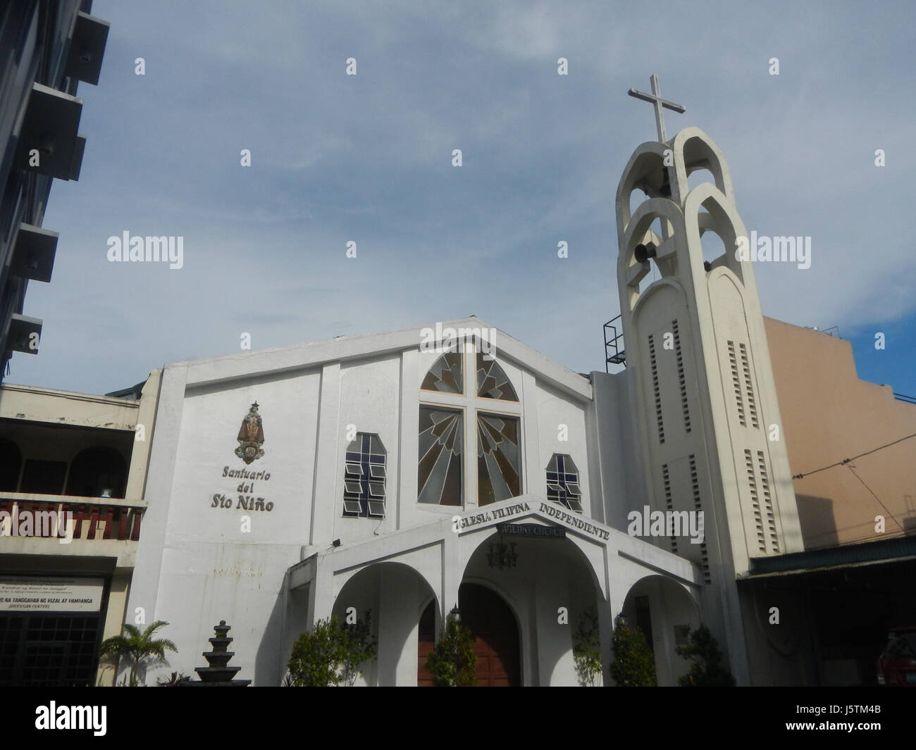 0437 Cathedral of the Holy Child Aglipay Street Mandaluyong City  03 Stock Photo