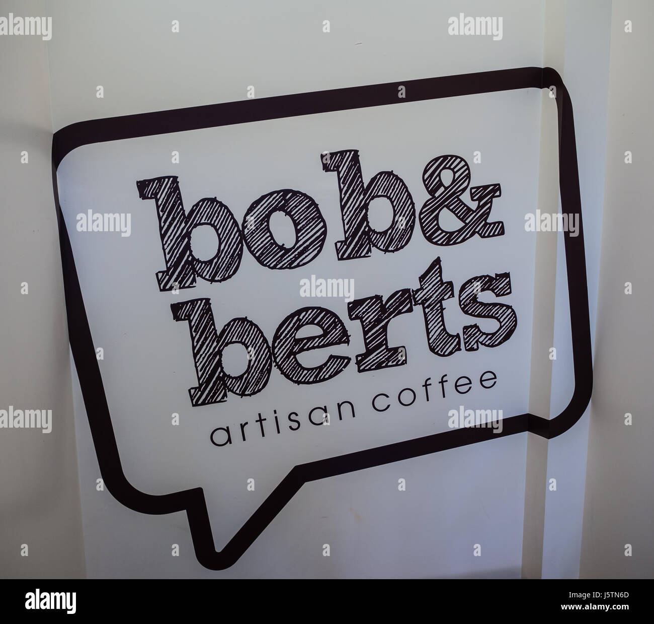 Bob & Berts artisan coffee Stock Photo Alamy