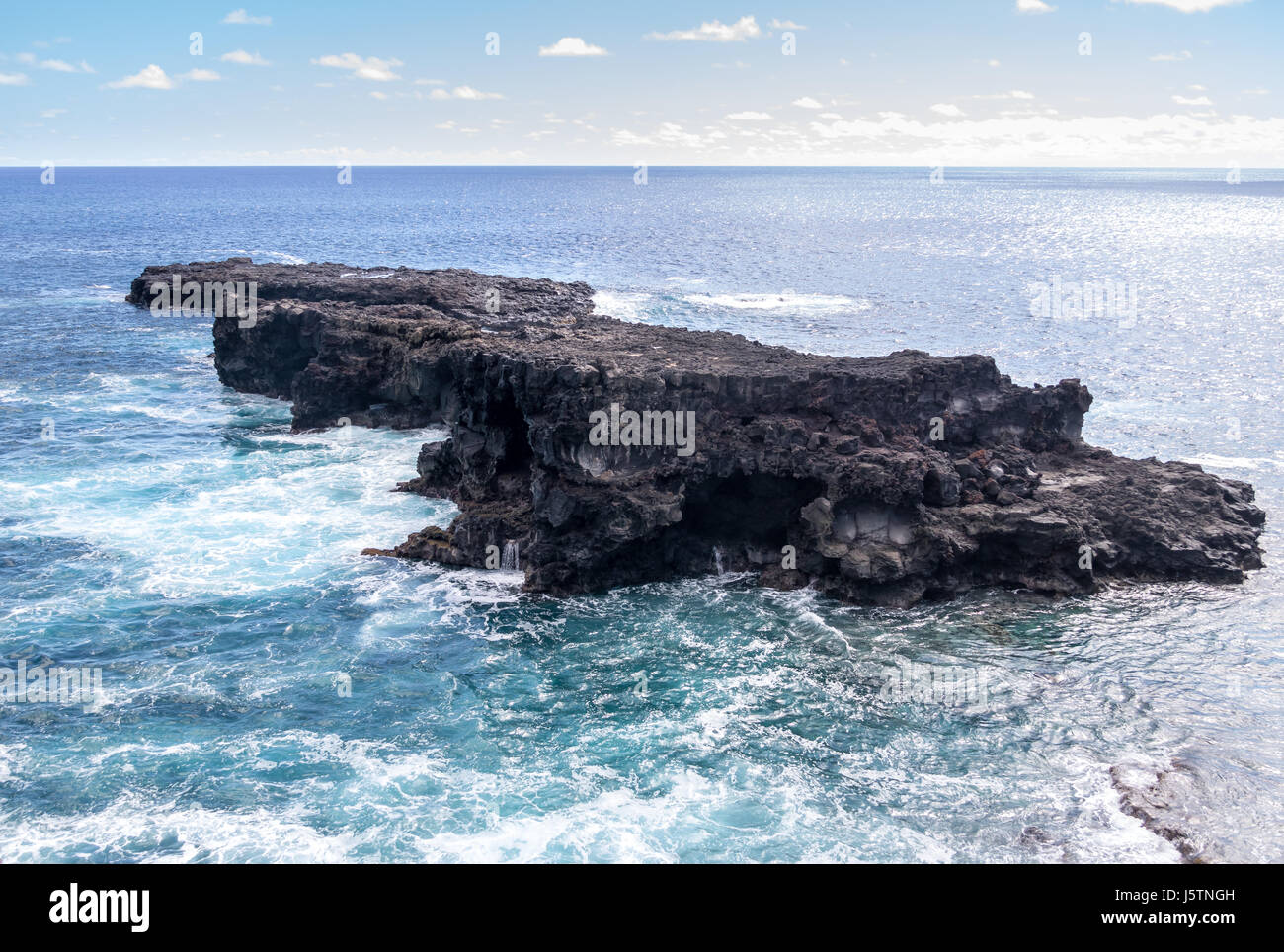 Seaster Island Rocks Volcanic rock small Island - Easter Island, Chile Stock Photo - Alamy