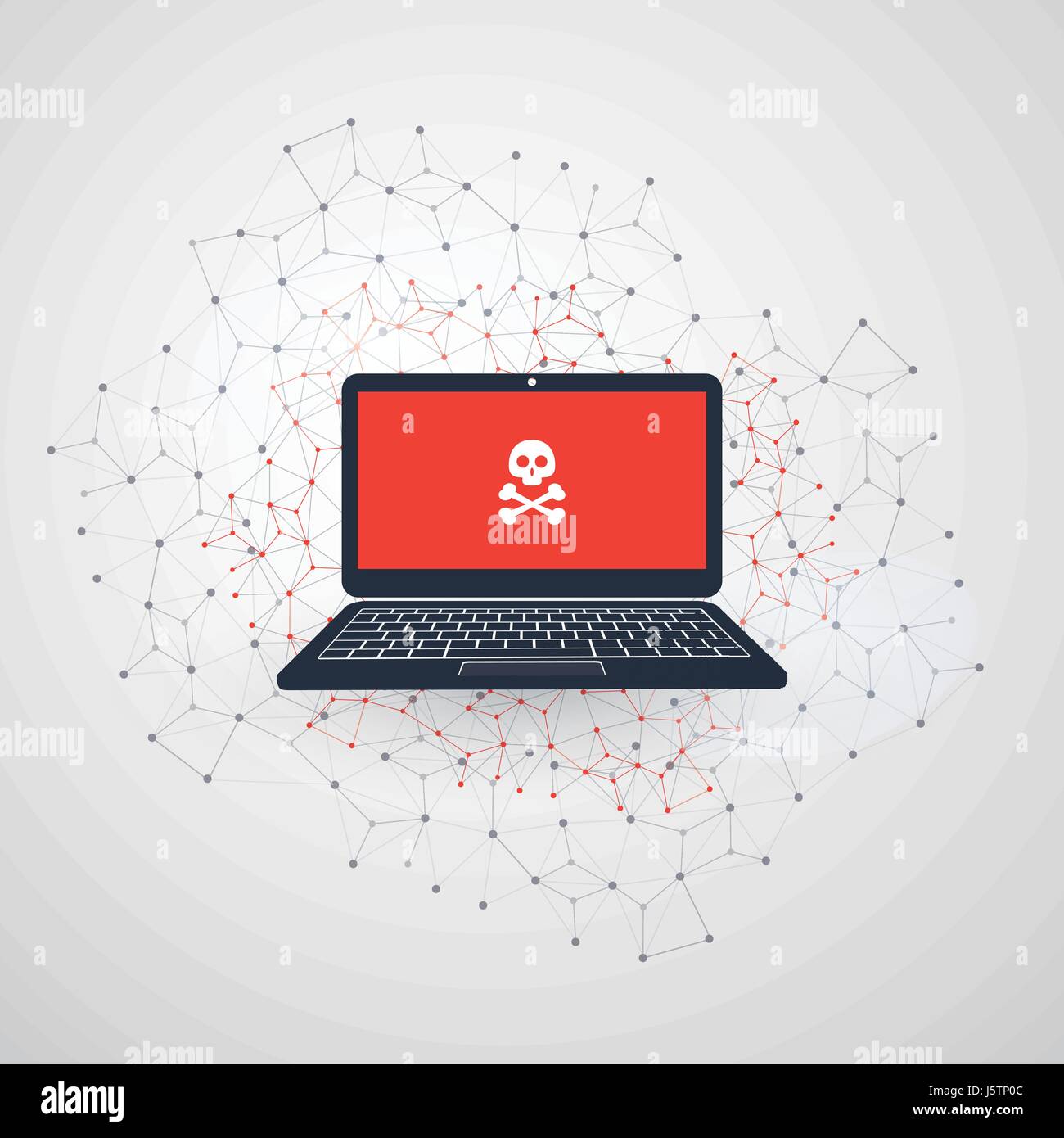 Security concept target malware Stock Vector Images - Alamy