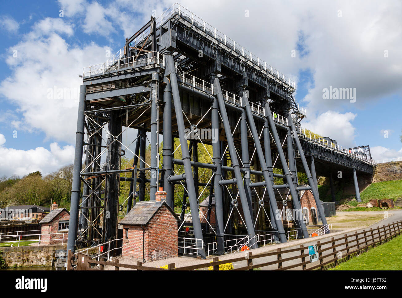 Anderton Boat Lift, near Northwich, Cheshire Stock Photo