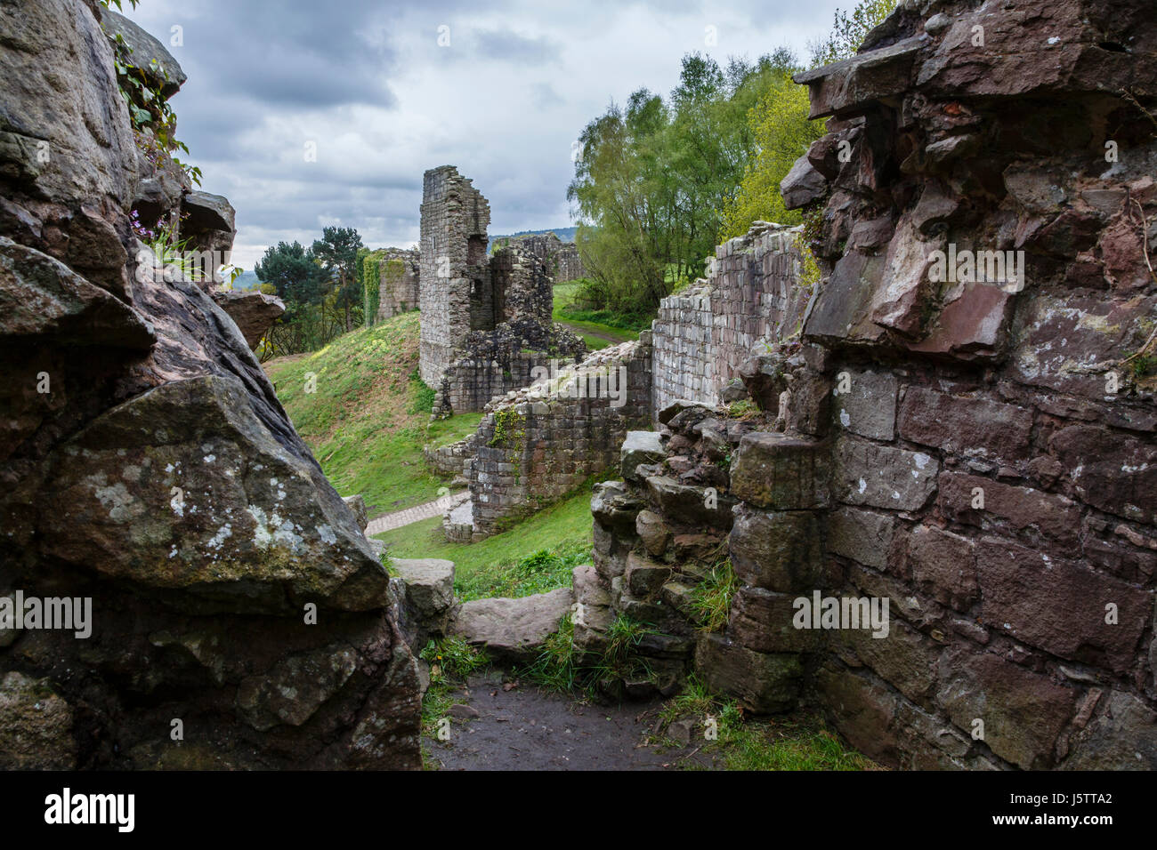 Beeston Castle, Cheshire Stock Photo