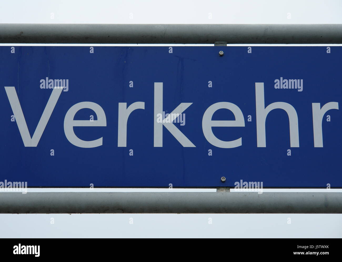 sign signal blue traffic transportation stop firmament sky grey gray ...