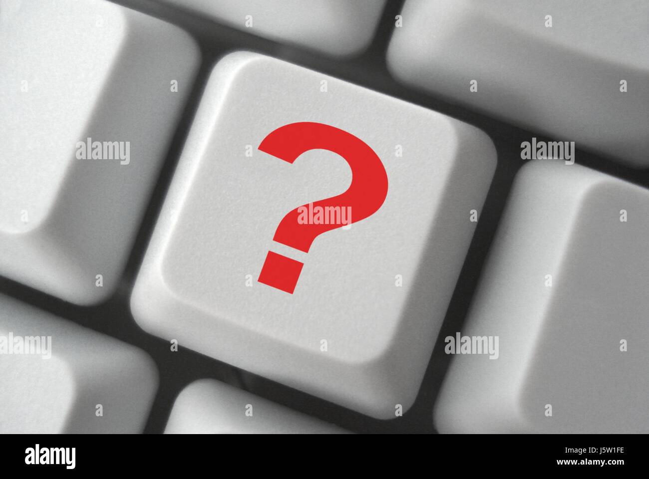 keyboard question mark key response quiz computers computer red laptop
