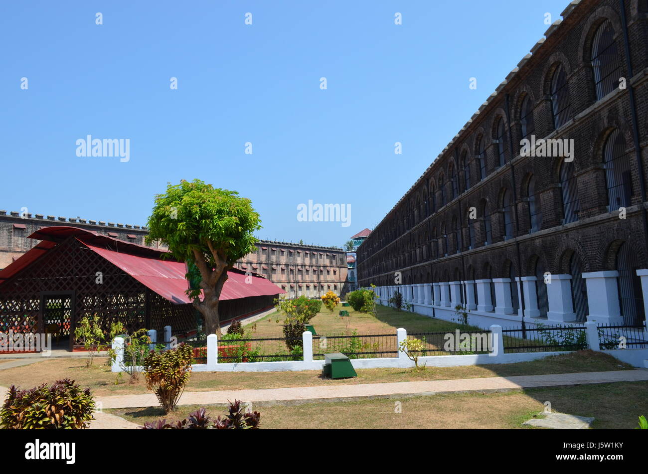 Cellular Jail in Andaman and Nicobar Island Stock Photo Alamy