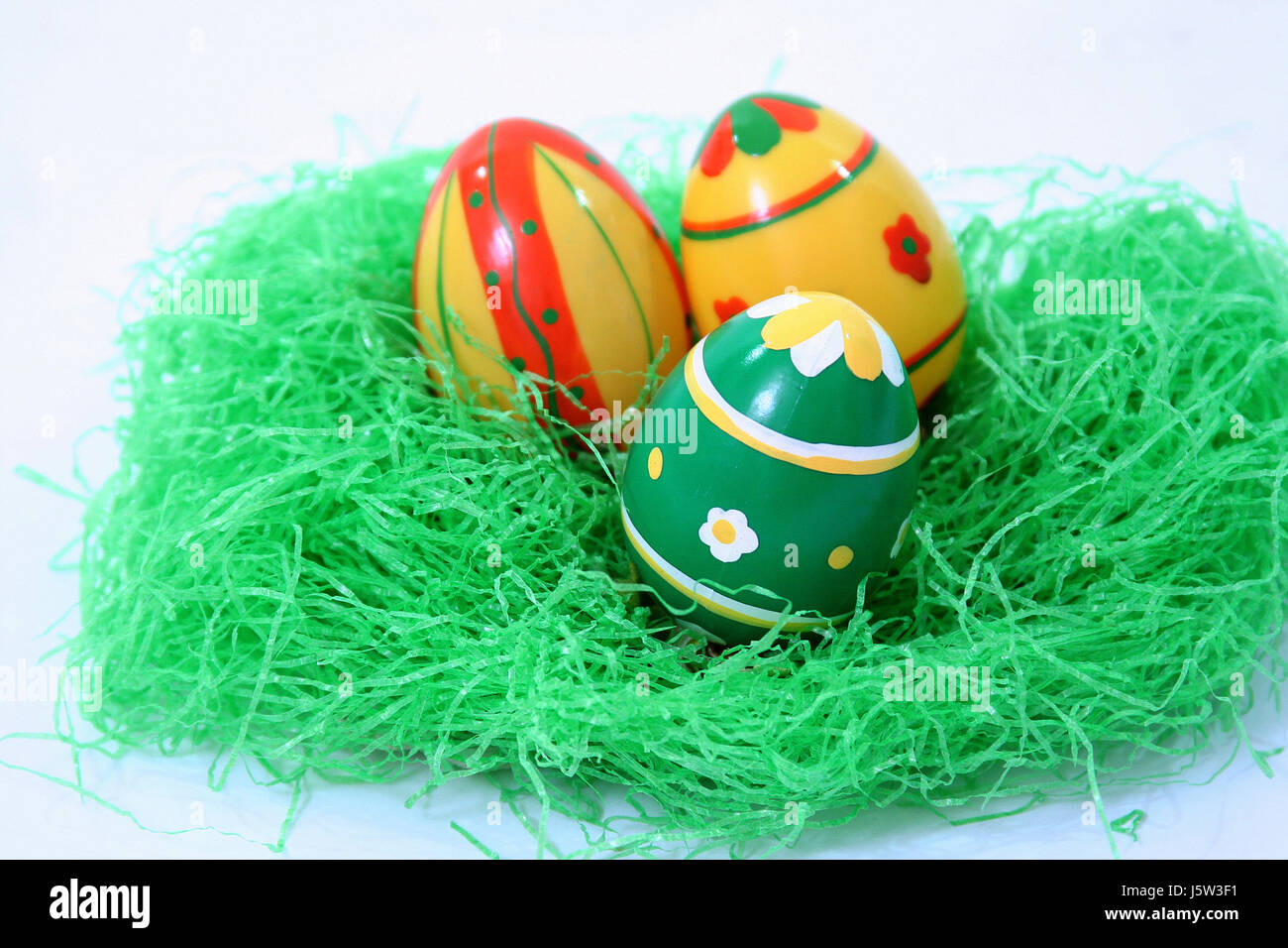 easter deco egg hidden eggs Easter eggs food aliment holiday coloured colourful Stock Photo