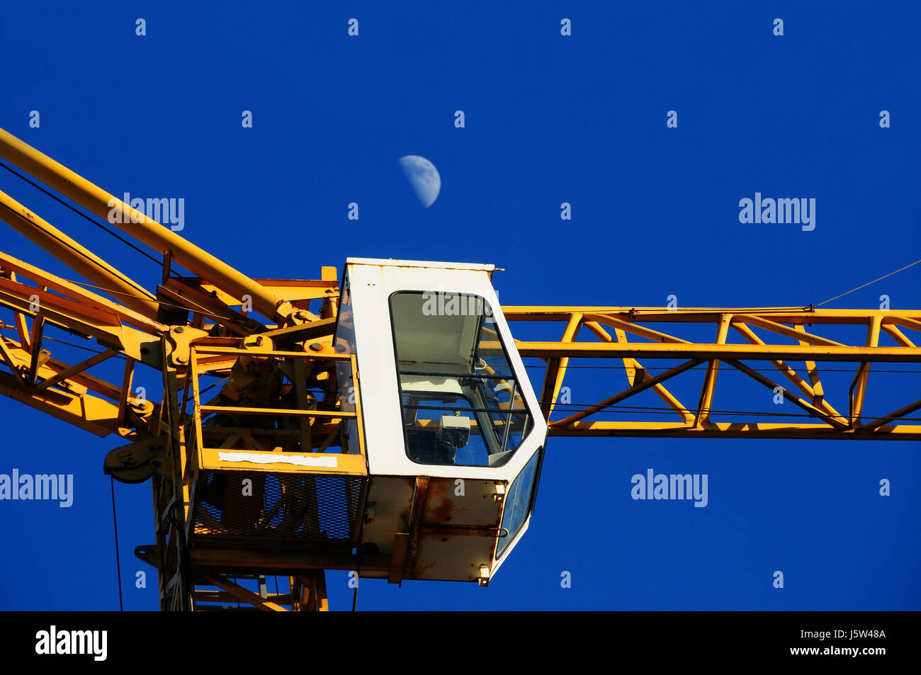tool detail admission machines crane blue tool industry harbor steel harbours Stock Photo