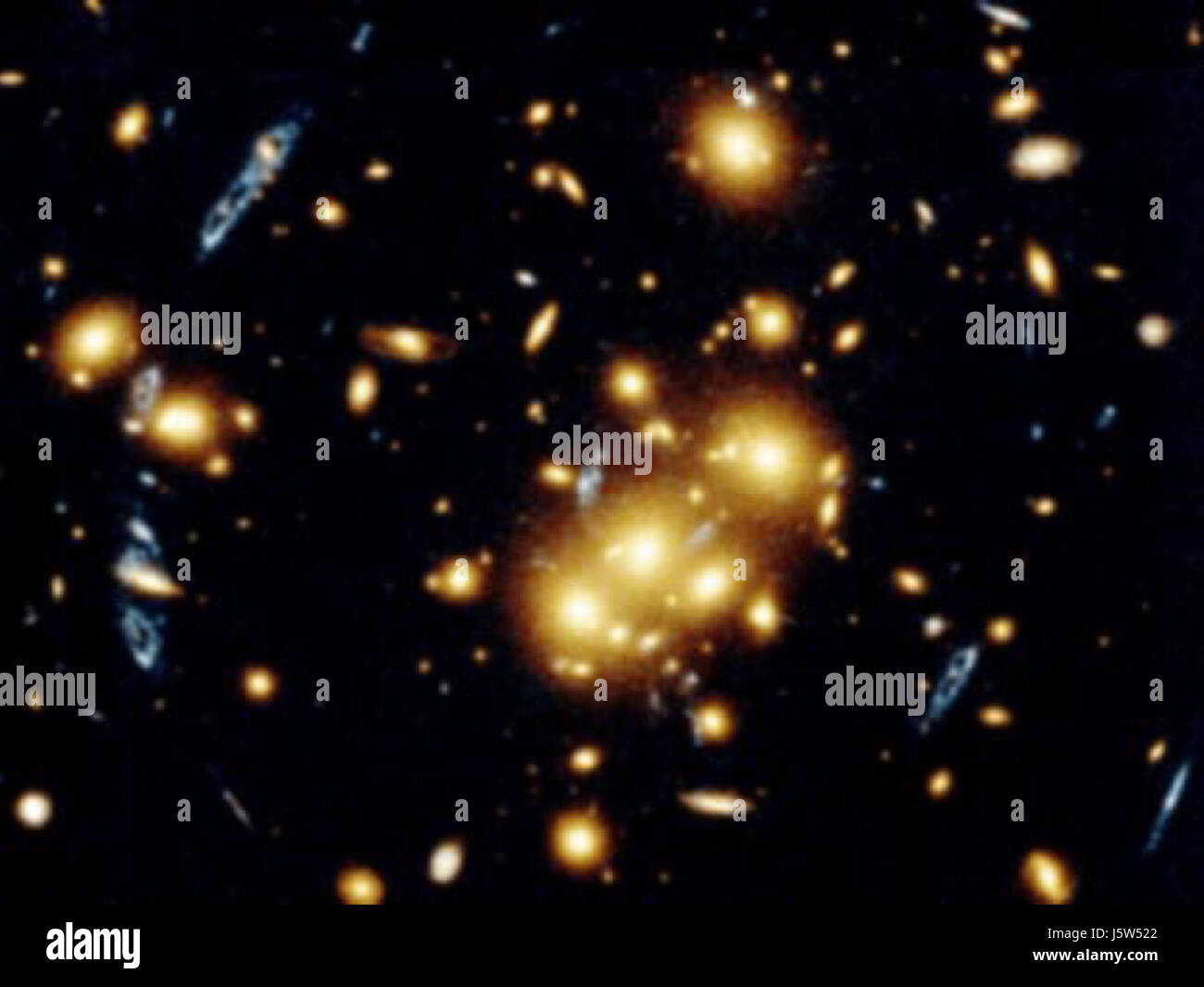 Cluster of galaxies hi-res stock photography and images - Alamy