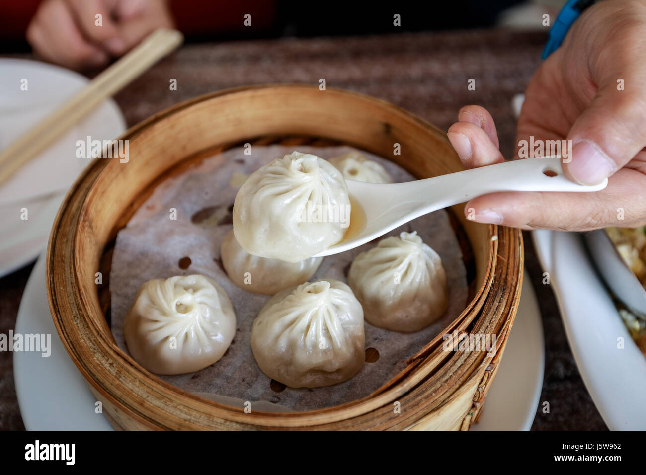 Xiao Long Bao, Streamed Pork Dumplings(Selective Focus Stock Photo Alamy