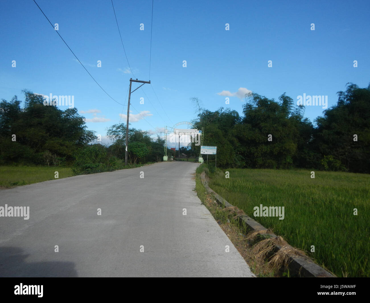 This image depicts the rural landscape in the San Ildefonso area of ...