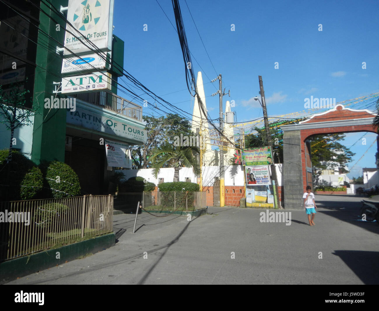 0434 Old Bocaue Poblacion Antipona Bulacan Roads 01 Stock Photo - Alamy