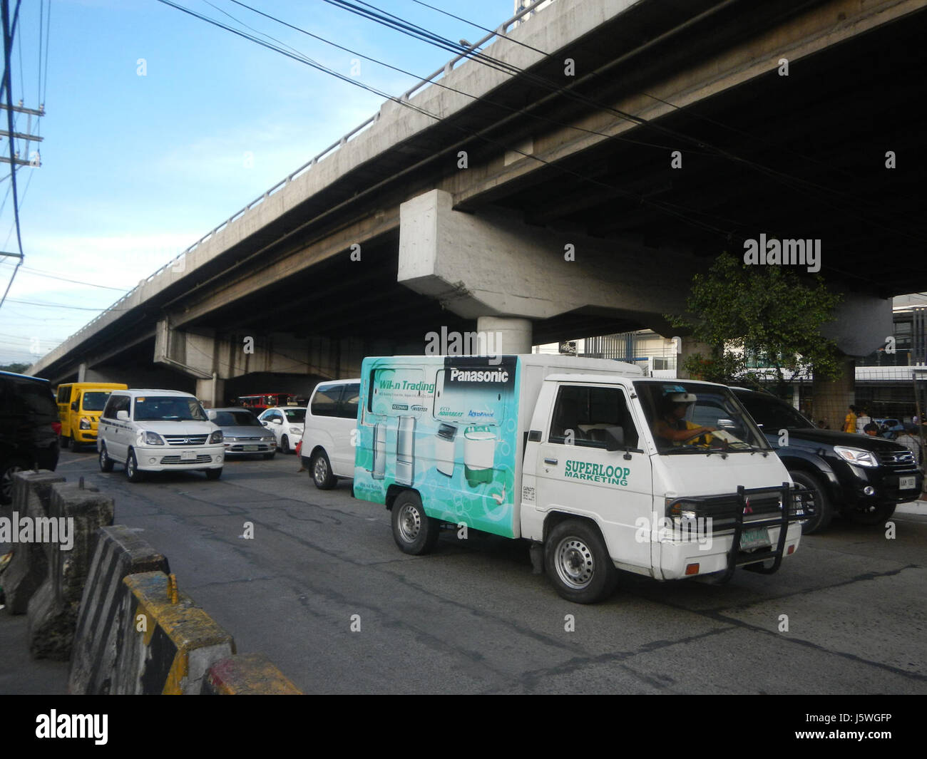 02918 Aurora Boulevard - Katipunan Avenue Interchange  02 Stock Photo