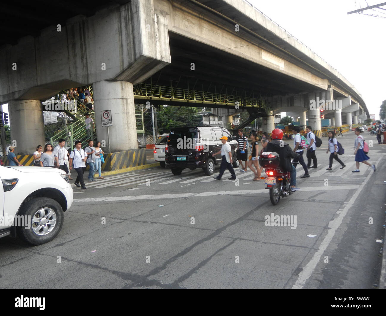 02918 Aurora Boulevard - Katipunan Avenue Interchange  09 Stock Photo