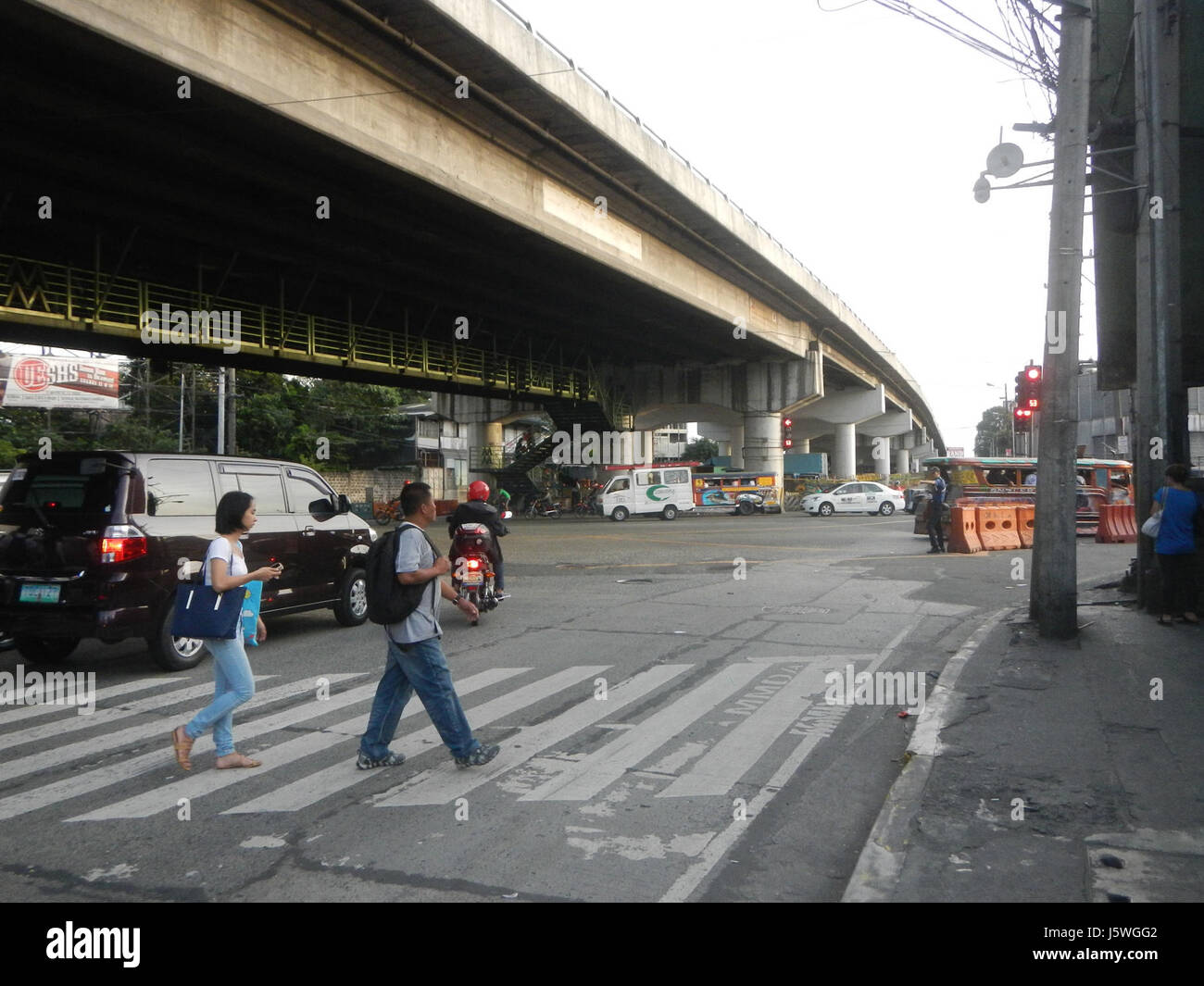 02918 Aurora Boulevard - Katipunan Avenue Interchange  10 Stock Photo