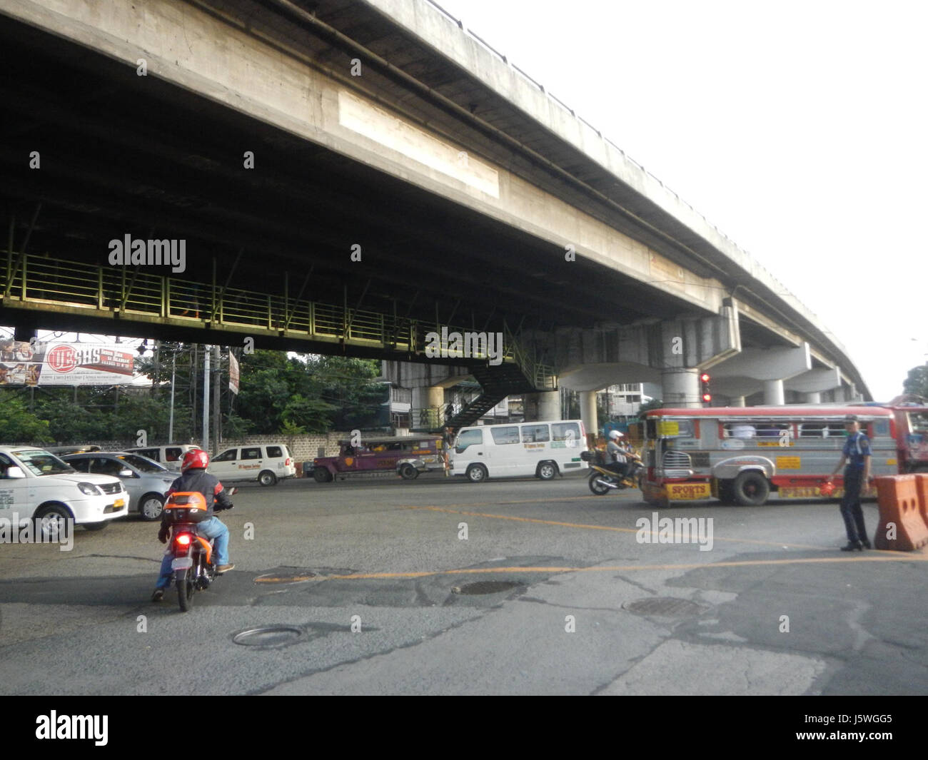 02918 Aurora Boulevard - Katipunan Avenue Interchange  13 Stock Photo