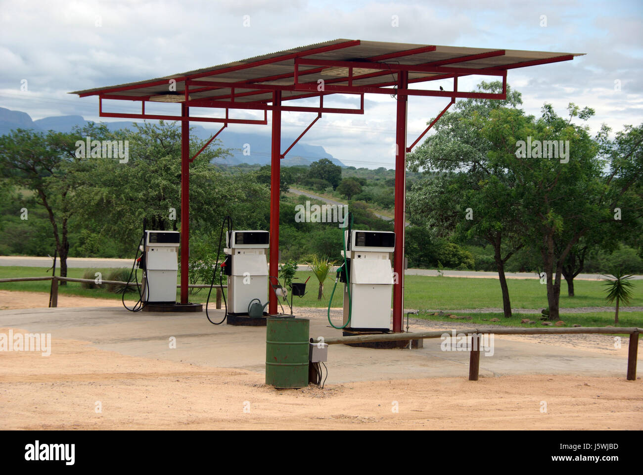 gas station in south africa Stock Photo Alamy