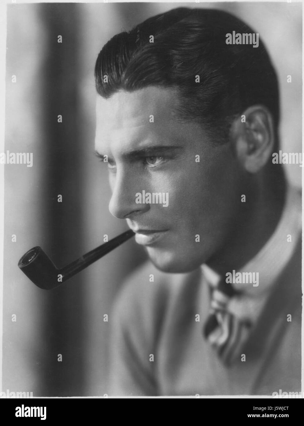 Actor Richard Arlen, Publicity Portrait for the Film, 'Burning Up', 1930 Stock Photo