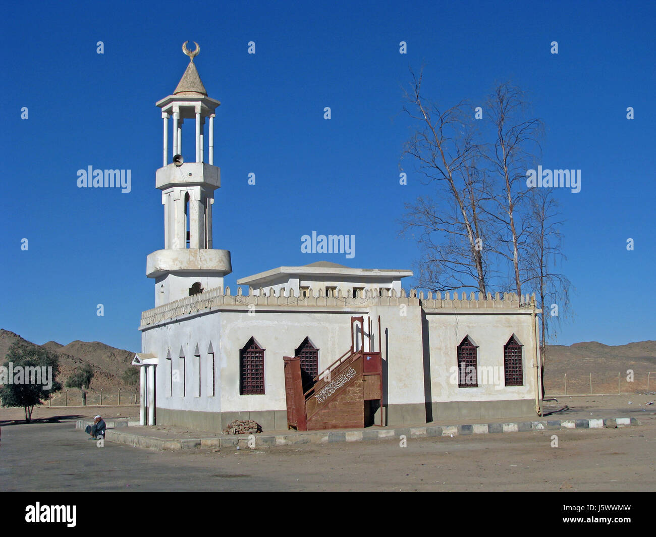egypt church islam mosque beadhouse allah desert wasteland egypt church style Stock Photo