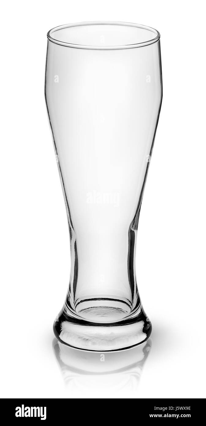 Empty beer glass top view Stock Photo Alamy