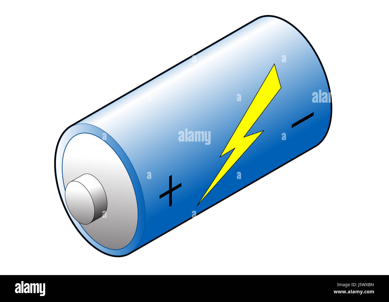 electronics energy power electricity electric power cell battery blue  graphic Stock Photo - Alamy
