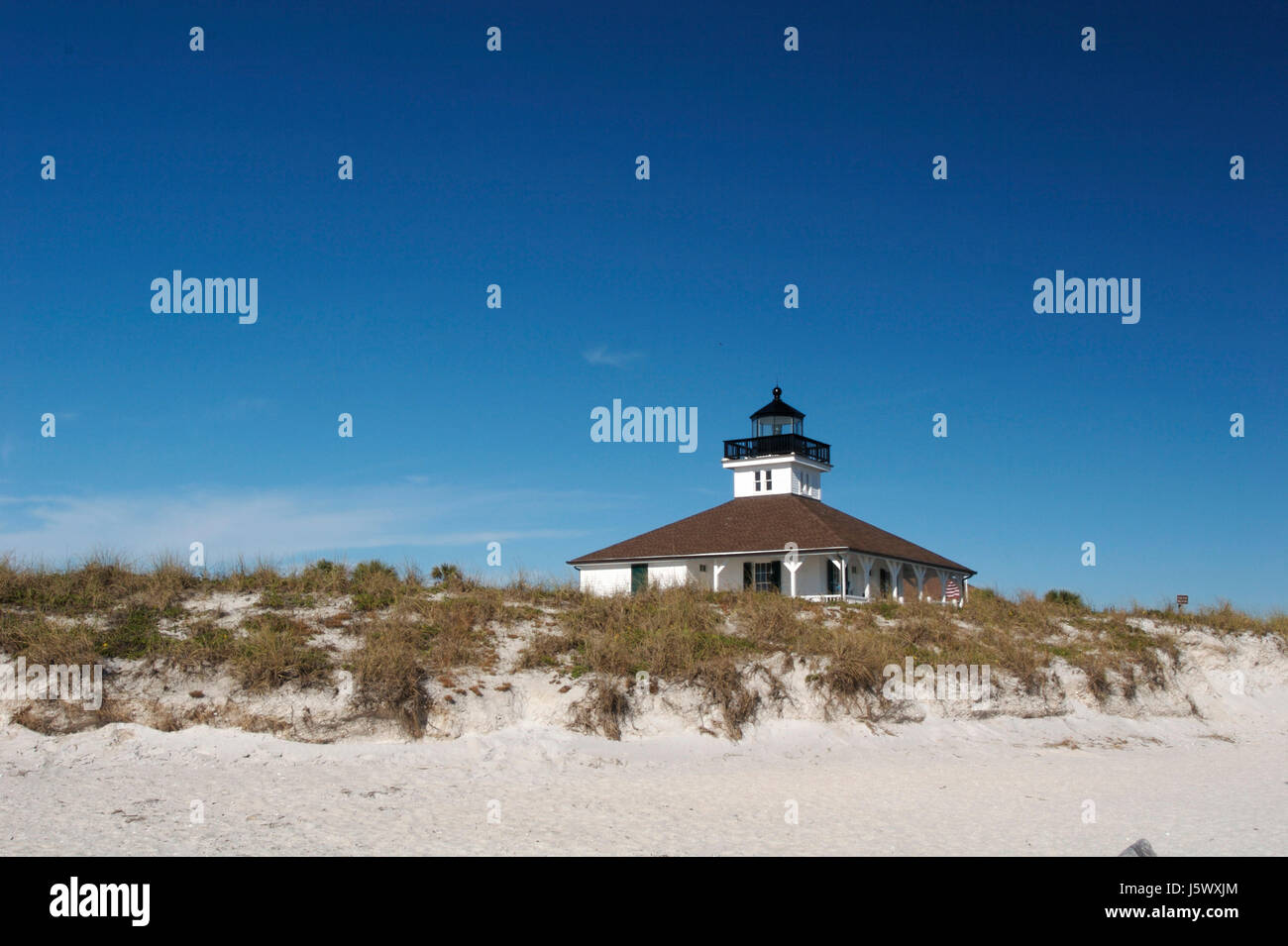 house building beach seaside the beach seashore usa america dunes style of Stock Photo