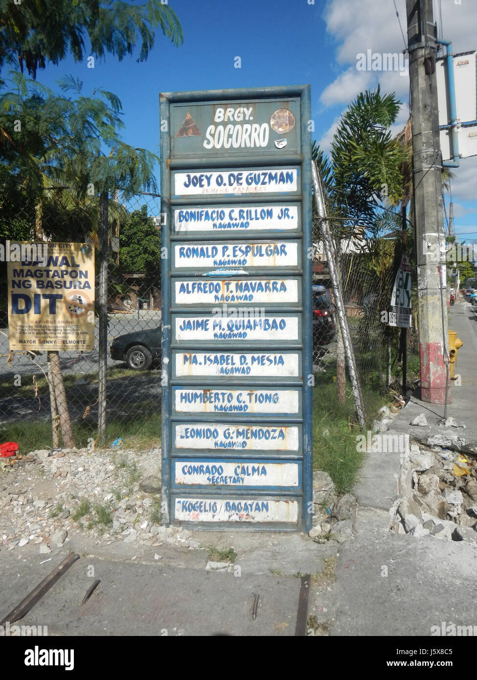 03223 Barangays Socorro Bonny Serrano Avenue Quezon City 28 Stock Photo