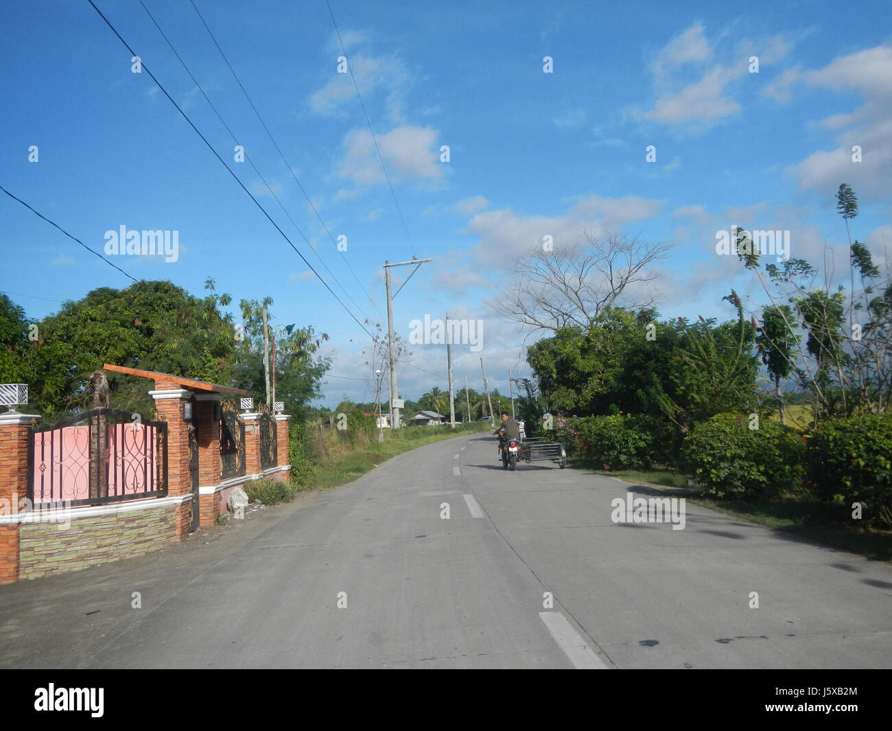 04390 San Miguel Bulacan Candaba Salapungan Pamapanga Road  01 Stock Photo