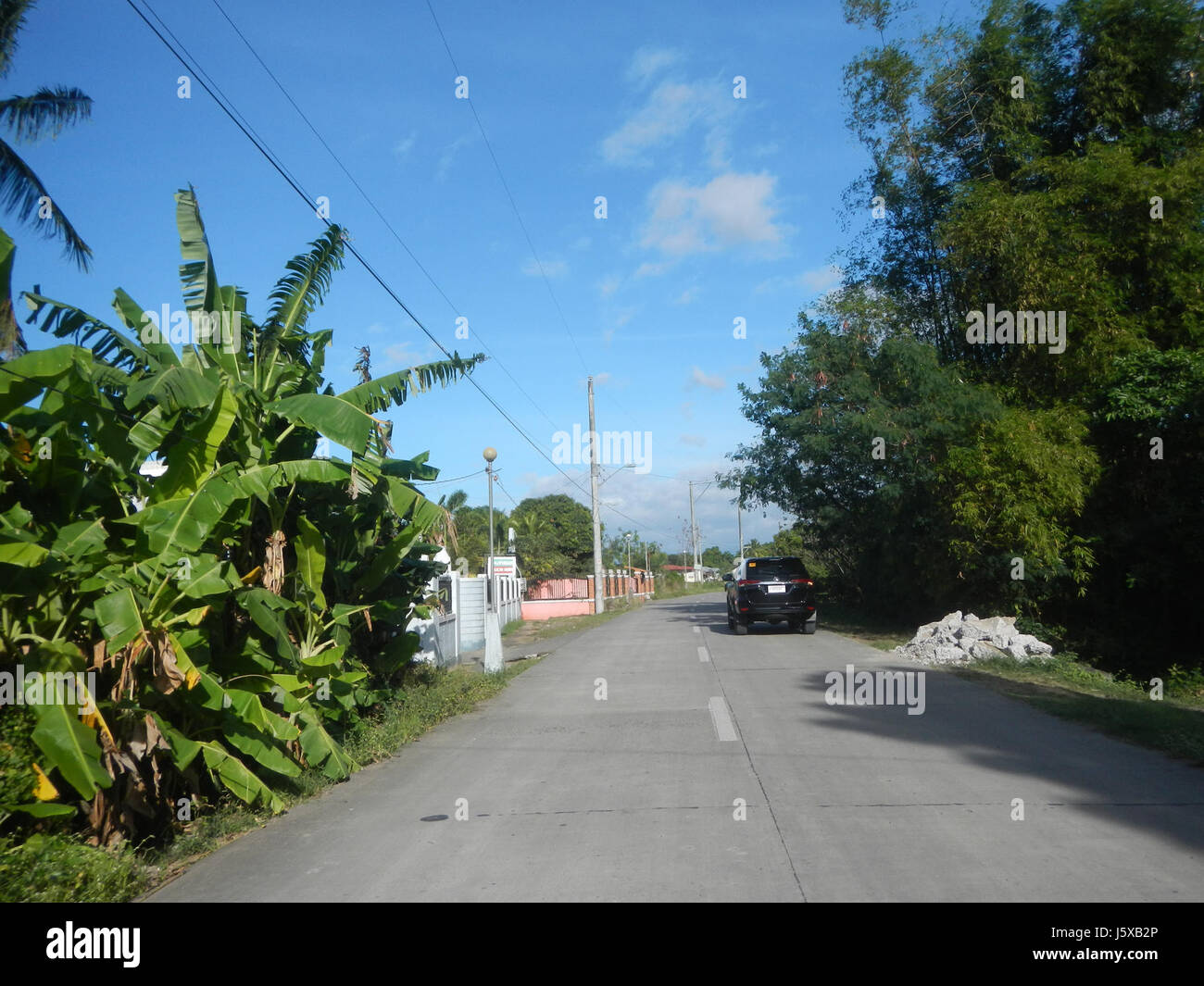 04390 San Miguel Bulacan Candaba Salapungan Pamapanga Road  03 Stock Photo