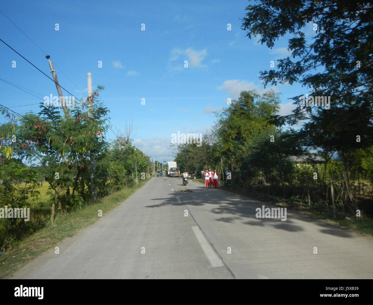 04390 San Miguel Bulacan Candaba Salapungan Pamapanga Road  17 Stock Photo
