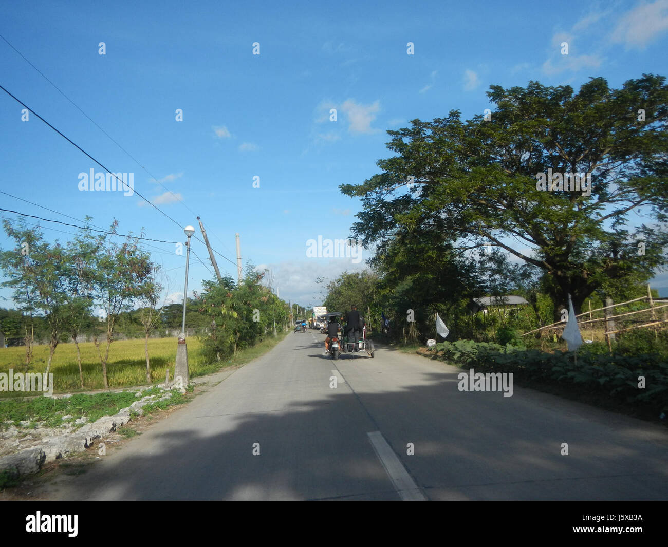 04390 San Miguel Bulacan Candaba Salapungan Pamapanga Road  18 Stock Photo
