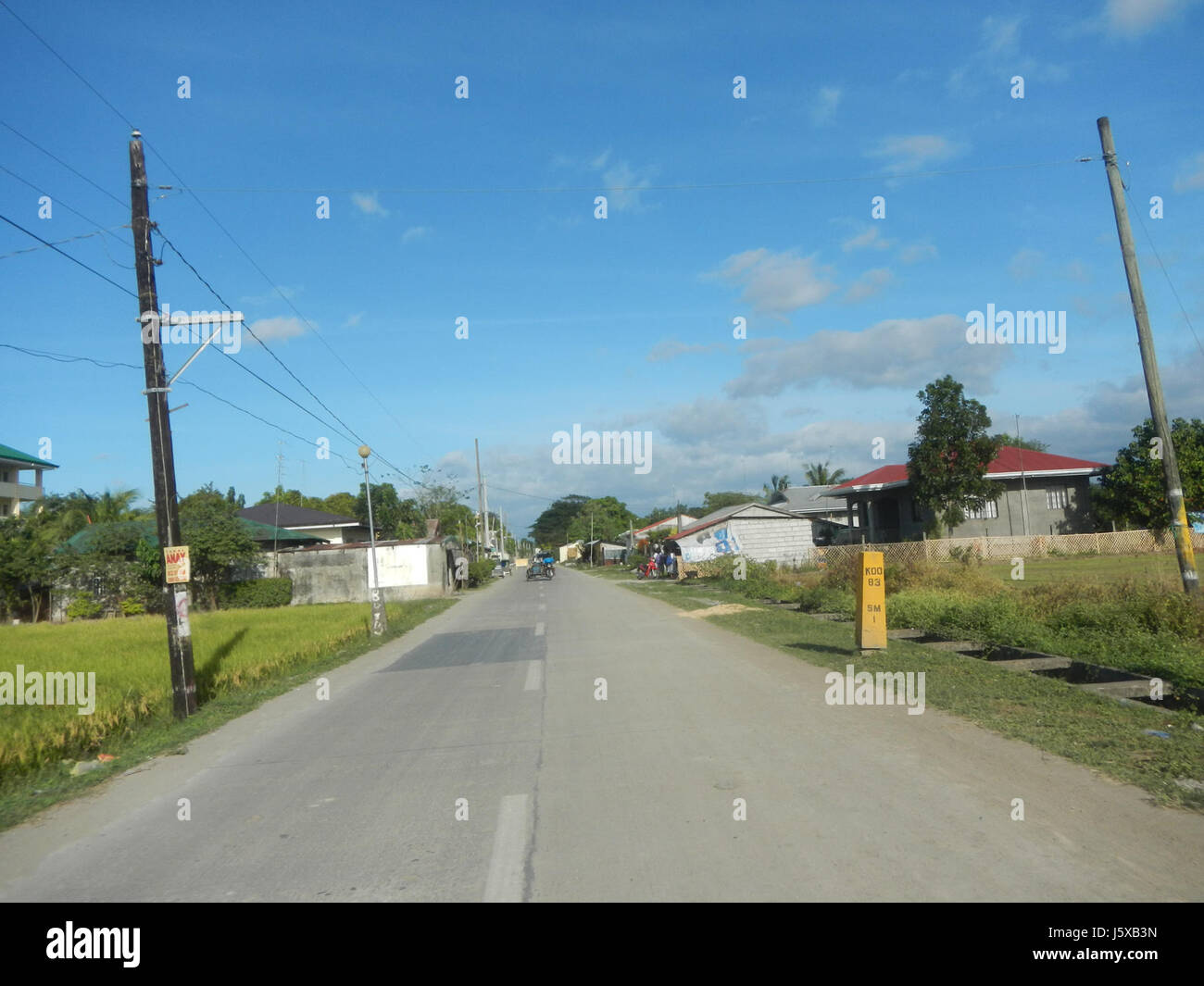 04390 San Miguel Bulacan Candaba Salapungan Pamapanga Road  27 Stock Photo