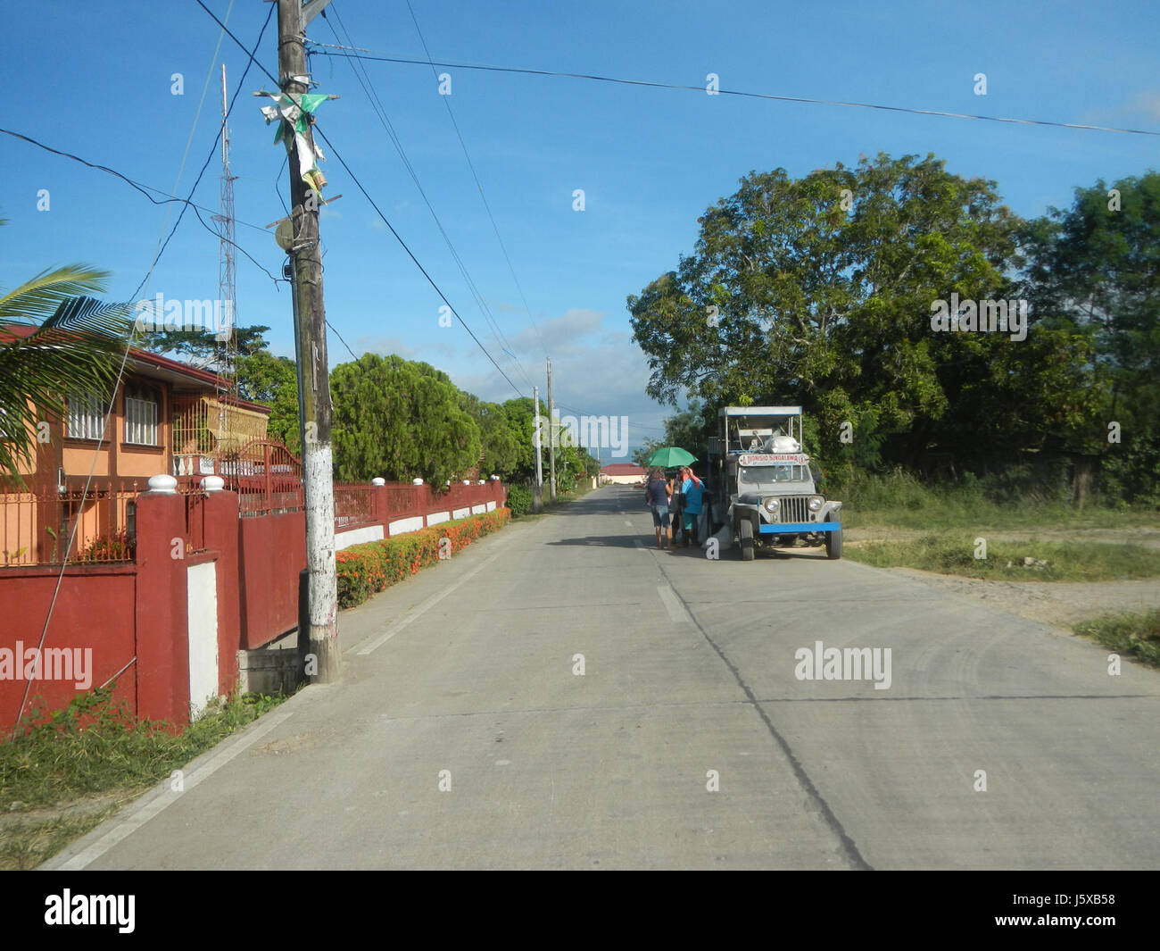04473 Paddy fields Salapungan Roads Magumbali Candaba Pampanga  02 Stock Photo