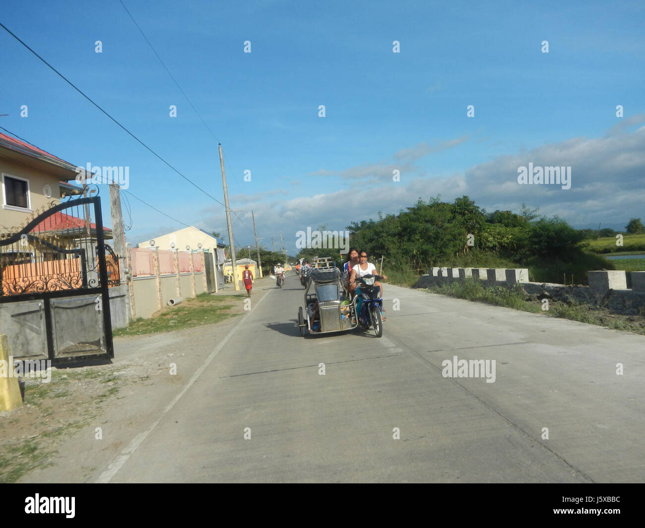 04648 Paddy fields Salapungan Roads Magumbali Candaba Pampanga  02 Stock Photo
