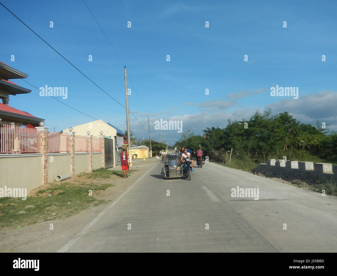 04648 Paddy fields Salapungan Roads Magumbali Candaba Pampanga  01 Stock Photo