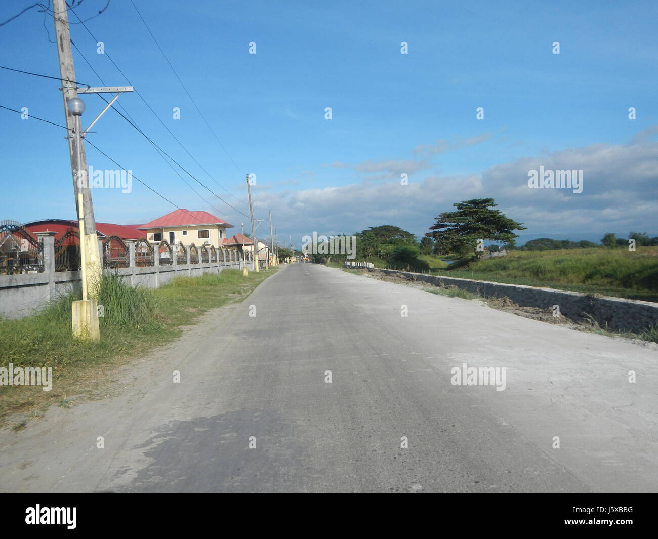 04648 Paddy fields Salapungan Roads Magumbali Candaba Pampanga  05 Stock Photo