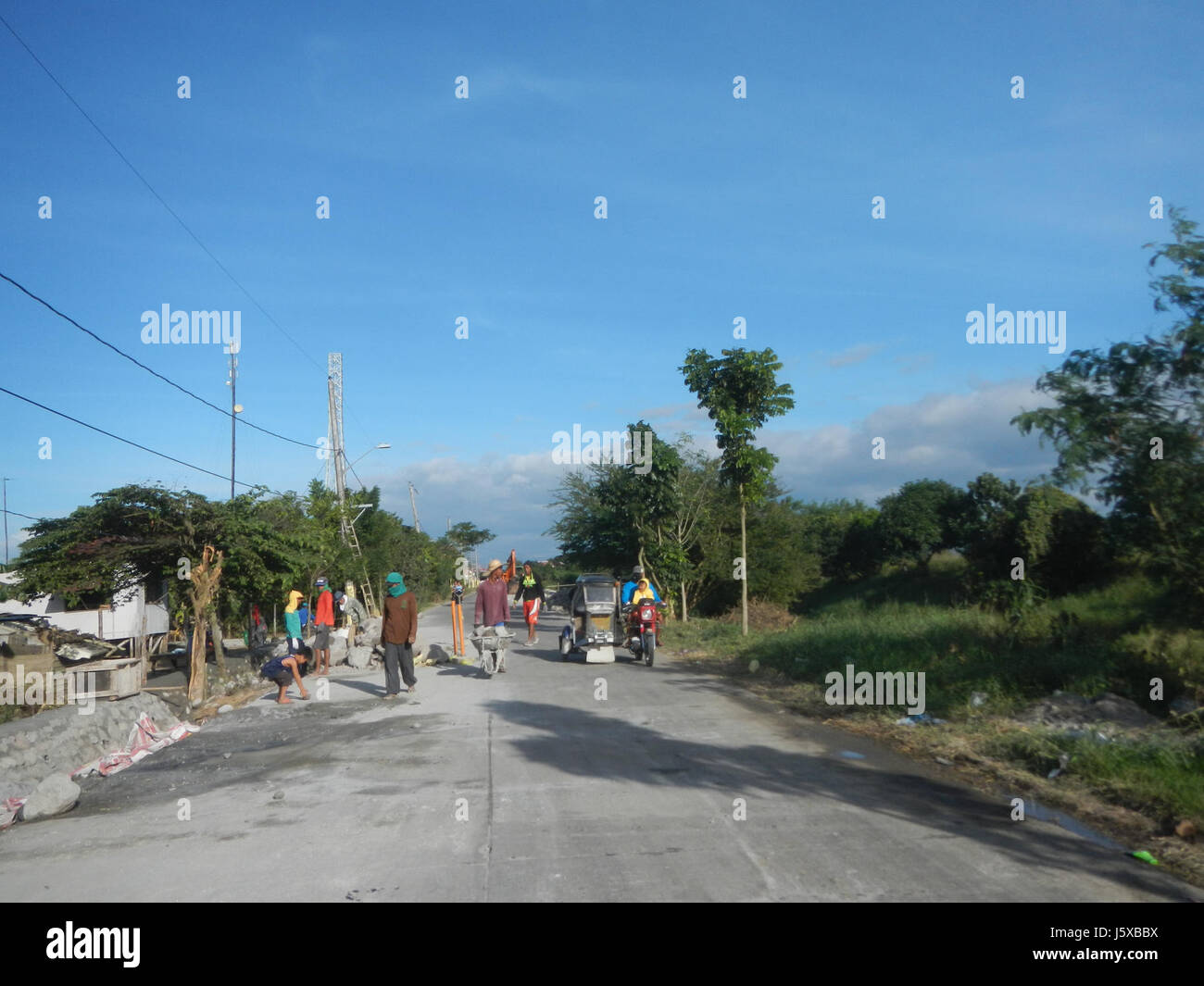 04648 Paddy fields Salapungan Roads Magumbali Candaba Pampanga  14 Stock Photo
